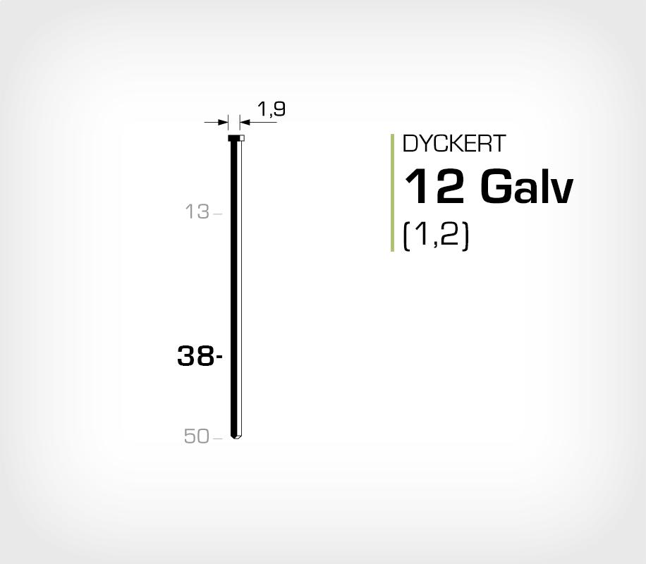 Dyckert 12/38 (SKN 12-38) Galv