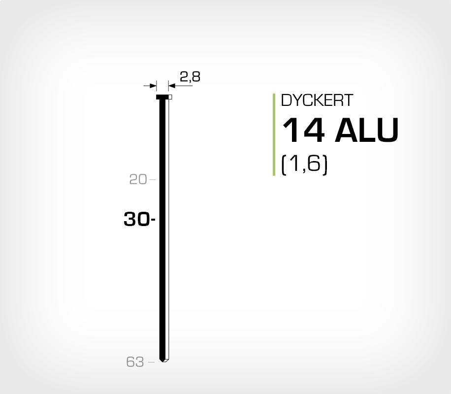 Dyckert 14/30 Aluminium (SKN 16-30 ALU)