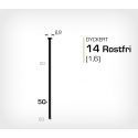 Dyckert 14/50 SS Rostfri (SKN 16-50 SS) - 4000 st /ask