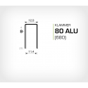 Klammer 80/8 ALU (Aluminium) - 10000 st / ask