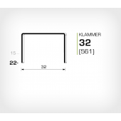 Klammer 32/22 (561-22K) - OMER