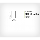 Klammer 3G/12 SS Rostfri (670-12 SS)