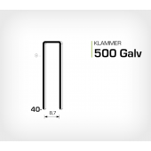 Klammer 500/40 Elförzinkad Galv (HK540)